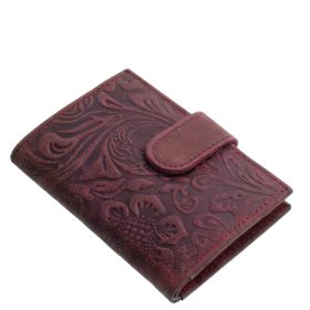  GreenDeed tmavohnedý kožený držiak na karty s klipom