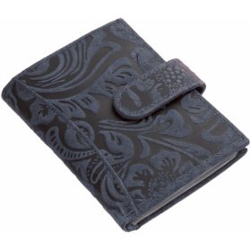  GreenDeed tmavohnedý kožený držiak na karty s klipom