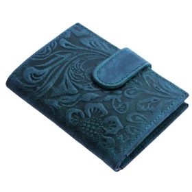  GreenDeed tmavohnedý kožený držiak na karty s klipom