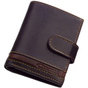    Tmavohnedá pánska peňaženka Synchrony v darčekovej krabičke