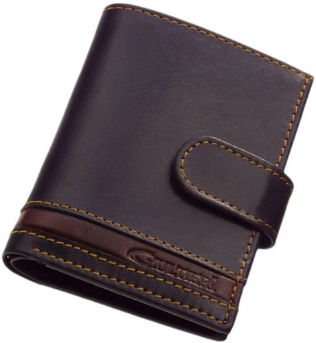  Tmavohnedá pánska peňaženka Synchrony v darčekovej krabičke