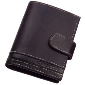    Tmavohnedá pánska peňaženka Synchrony v darčekovej krabičke