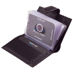    Tmavohnedá pánska peňaženka Synchrony v darčekovej krabičke