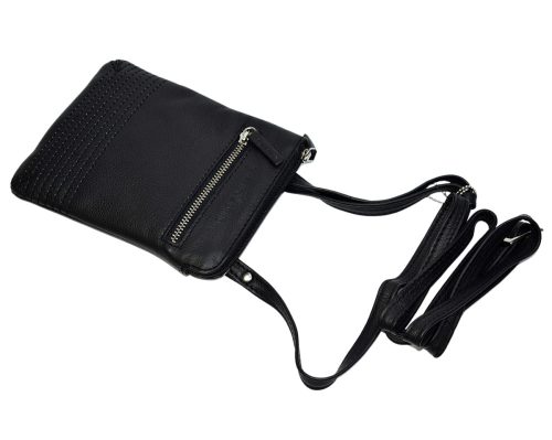  Dámska bočná kožená kabelka GreenDeed 13 × 16,5 cm