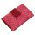  Giultieri: červený tlačený vzor, veľká dámska kožená peňaženka 16 x 10 cm