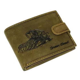    Kožená peňaženka GreenDeed s kombinovanou potlačou, RFID