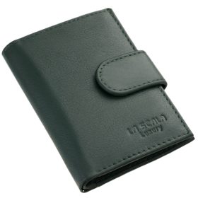    Komplexný remienok La Scala, červený kožený držiak na karty 10,8 × 8 cm