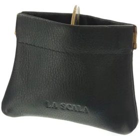  Kožený držiak na karty Massimo čierny