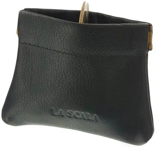  Kožený držiak na karty Massimo čierny