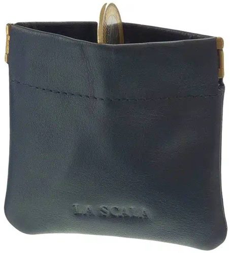  Kožený držiak na karty Massimo čierny