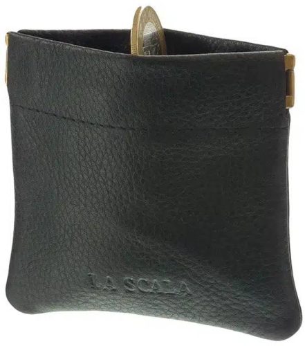  Kožený držiak na karty Massimo čierny