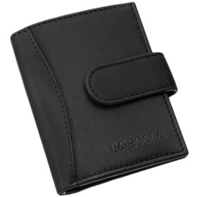  Červený kožený držiak na karty La Scala s vypínačom