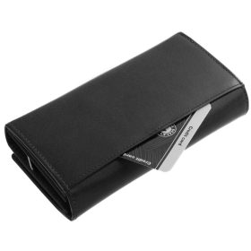  La Scala malá dámska kožená peňaženka čierna