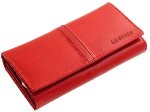  La Scala malá dámska kožená peňaženka čierna