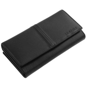  La Scala malá dámska kožená peňaženka čierna