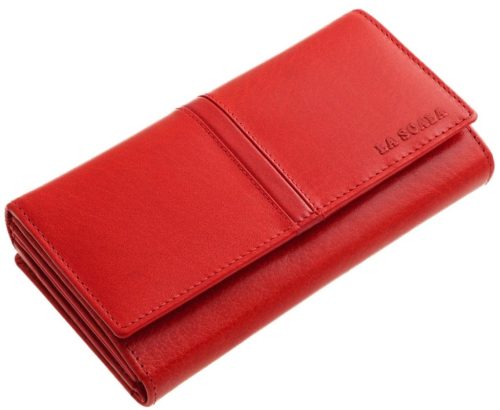  La Scala malá dámska kožená peňaženka čierna