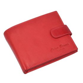    Dámska kožená peňaženka Corvo Bianco červenej farby 12 x 9,2 cm
