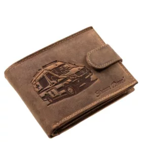    Kožená peňaženka GreenDeed s tuningovým auto vzorom, RFID ochrana