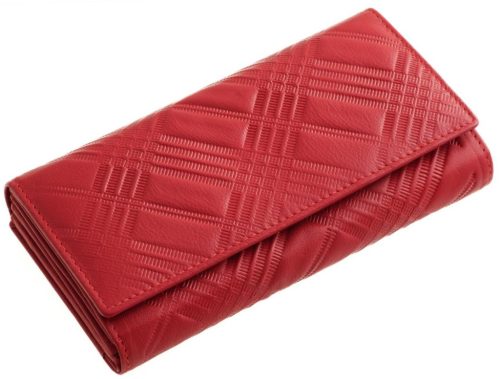  La Scala veľká dámska horčicovo žltá kožená peňaženka 18,5 × 10 cm