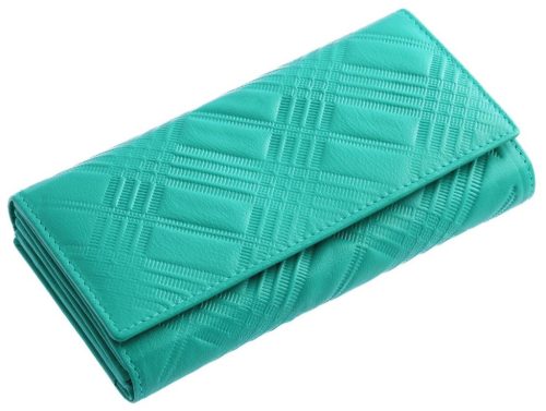  La Scala veľká dámska horčicovo žltá kožená peňaženka 18,5 × 10 cm