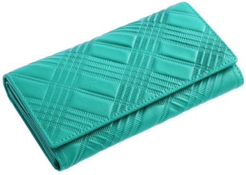  La Scala veľká dámska horčicovo žltá kožená peňaženka 18,5 × 10 cm