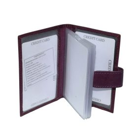  S.Belmonte fialový kožený držiak na karty