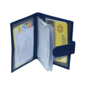  S.Belmonte tmavomodrý kožený držiak na karty