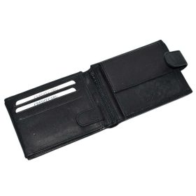    S. Belmonte čierna dámska kožená peňaženka 12 x 9,5 cm