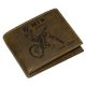  Kožená peňaženka GreenDeed so vzorom horských bicyklov