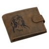  Kožená peňaženka GreenDeed so vzorom Vizsla, RFID ochrana