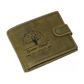    Kožená peňaženka GreenDeed s potlačou stromu života, RFID