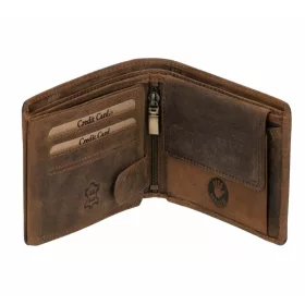    Kožená peňaženka GreenDeed s potlačou nemeckého ovčiaka, RFID