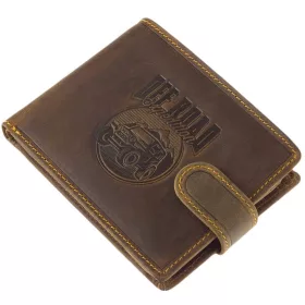  Kožená peňaženka GreenDeed s potlačou auta