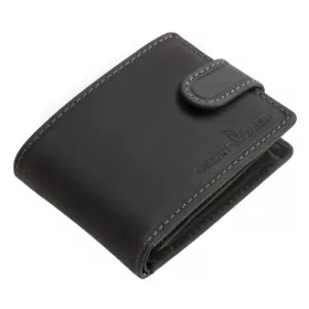    Pánska hnedá kožená peňaženka GreenDeed v darčekovej krabičke 10,5 × 8 cm