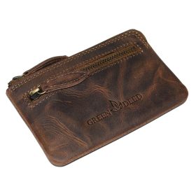    Hnedý kožený prívesok na kľúče GreenDeed 12,5 × 8 cm