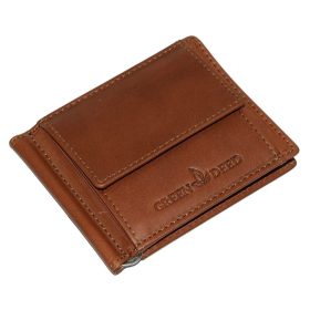    Kožená dolárová peňaženka v koňakovej farbe GreenDeed 11 × 9 cm