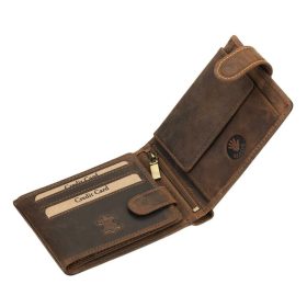  Lovecká kožená peňaženka GreenDeed s motívom jeleňa