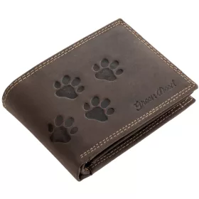    Kožená peňaženka GreenDeed s potlačou nemeckého ovčiaka, RFID