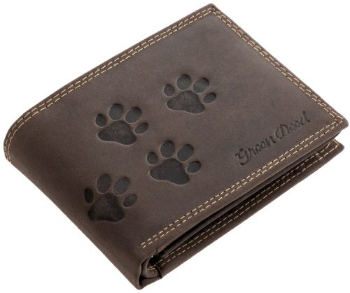  Kožená peňaženka GreenDeed s potlačou nemeckého ovčiaka, RFID