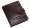  Pánska elegantná čierna kožená peňaženka GreenDeed