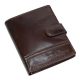  Pánska elegantná čierna kožená peňaženka GreenDeed