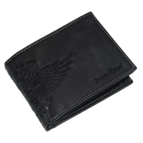    Kožená peňaženka na motorku GreenDeed čierna, RFID 12 × 9,2 cm