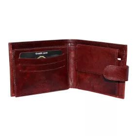    Pánska peňaženka Giultieri so širokým remienkom z koňakovej kože s RFID ochranou 13 x 9,5 cm