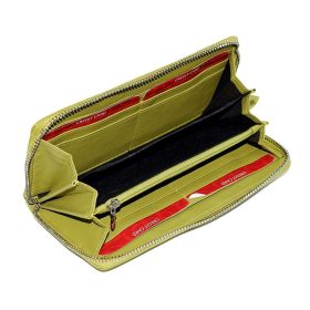   Sylvia Belmonte zelená dámska kožená peňaženka 18,8 × 9,5 cm