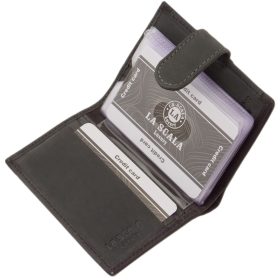  Červený kožený držiak na karty La Scala s vypínačom