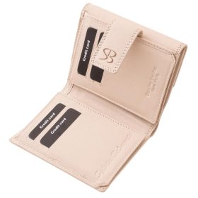    Čierna kožená dámska peňaženka s potlačou kvetov Sylvia Belmonte