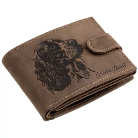    Kožená peňaženka GreenDeed s potlačou nemeckého ovčiaka, RFID