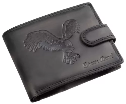  Kožená peňaženka GreenDeed so vzorom horských bicyklov