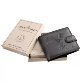  Kožená peňaženka GreenDeed so vzorom horských bicyklov