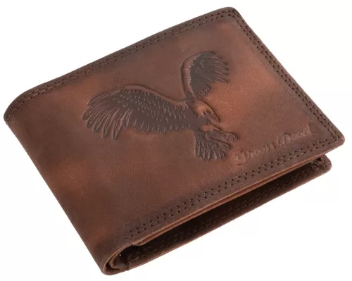  Kožená peňaženka GreenDeed so vzorom horských bicyklov